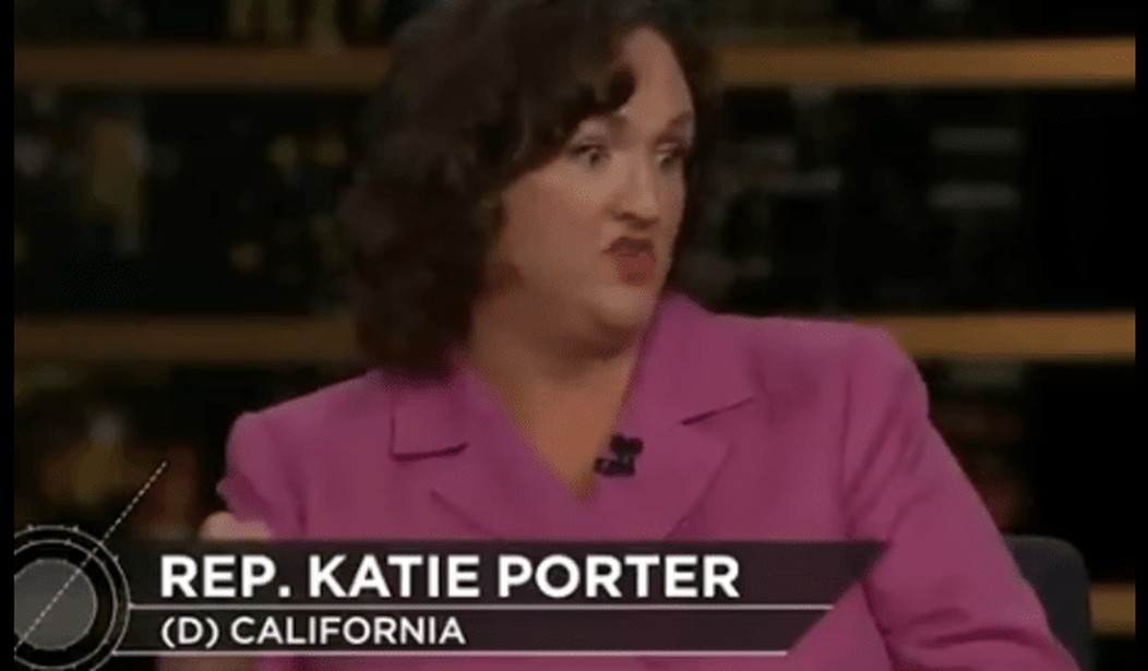 NextImg:Katie Porter Gets Wrecked by Piers Morgan and Bill Maher on Riley Gaines, Jan. 6, and Jack Teixeira