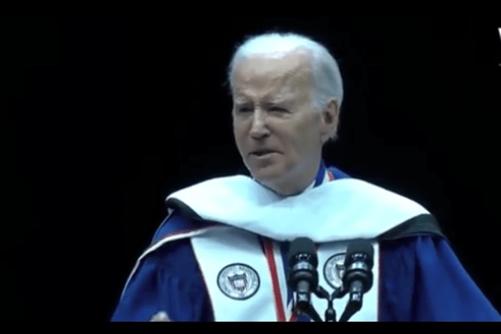 Biden Exploding Over Border Failures, Unable to Sit Still at Howard Commencement