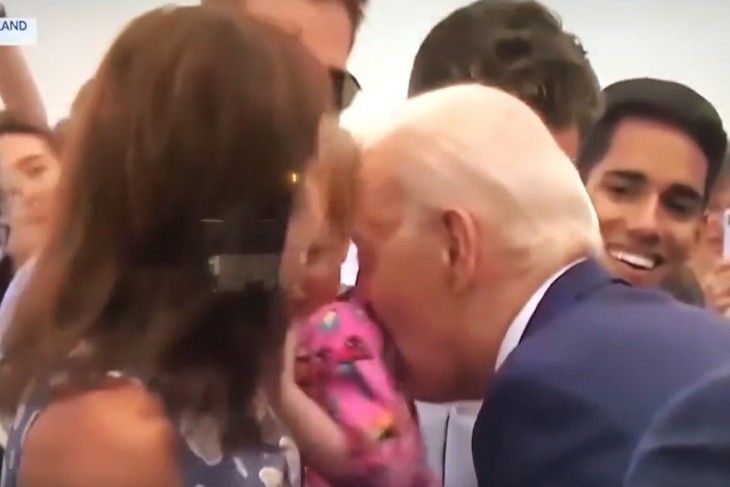 WATCH: Joe Biden Terrorizes a Young Child at NATO Summit by Licking Her Repeatedly