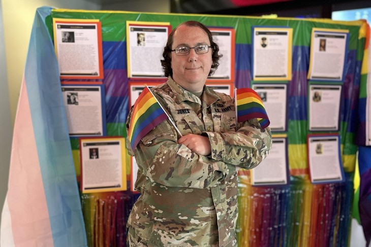 Our 'Not a Woke Army' Lauds Transgender Officer Who Broke Regulations for a Decade for 'Living Authentically'