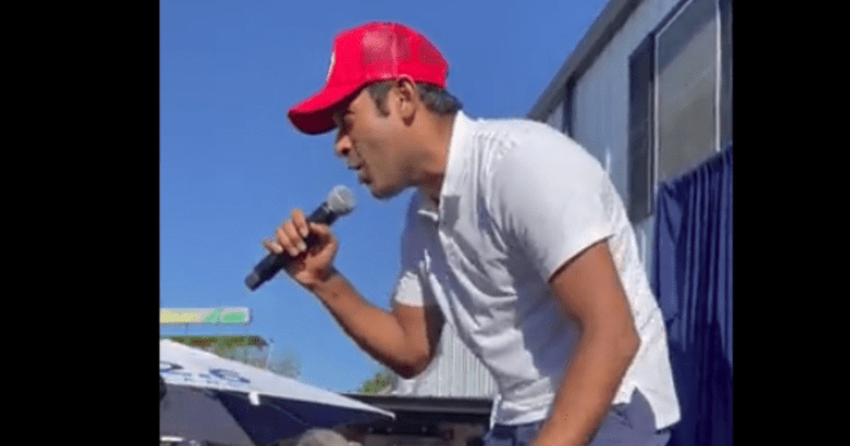 Vivek Ramaswamy Iowa State Fair rapping